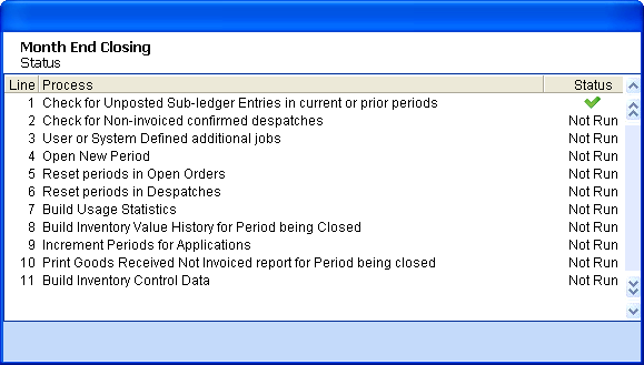 month end closing